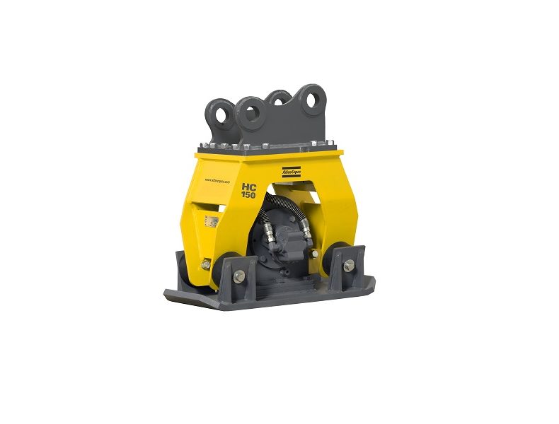 Anbauverdichterplatte