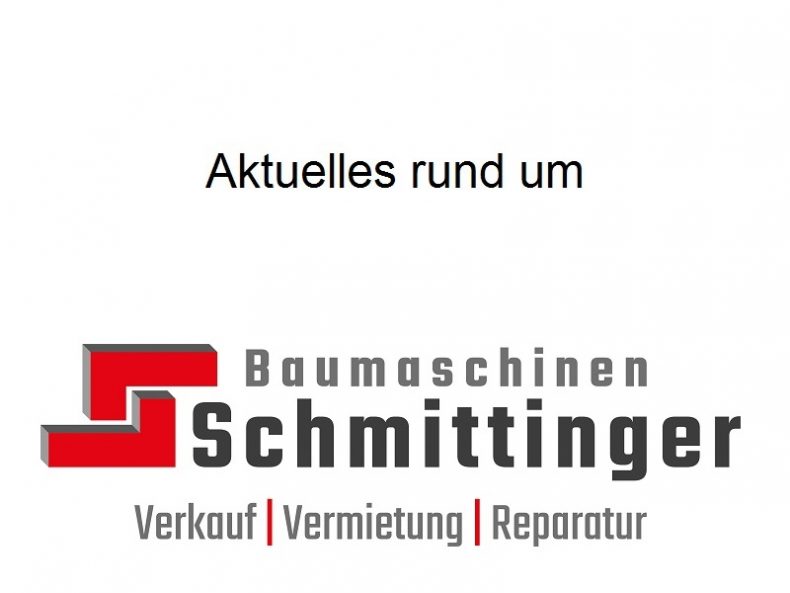 Abbildung zum Link Aktuelles rund um Baumaschinen Schmittinger
